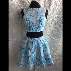 Lilly Pulitzer 2piece Melody skirt set. Size 8